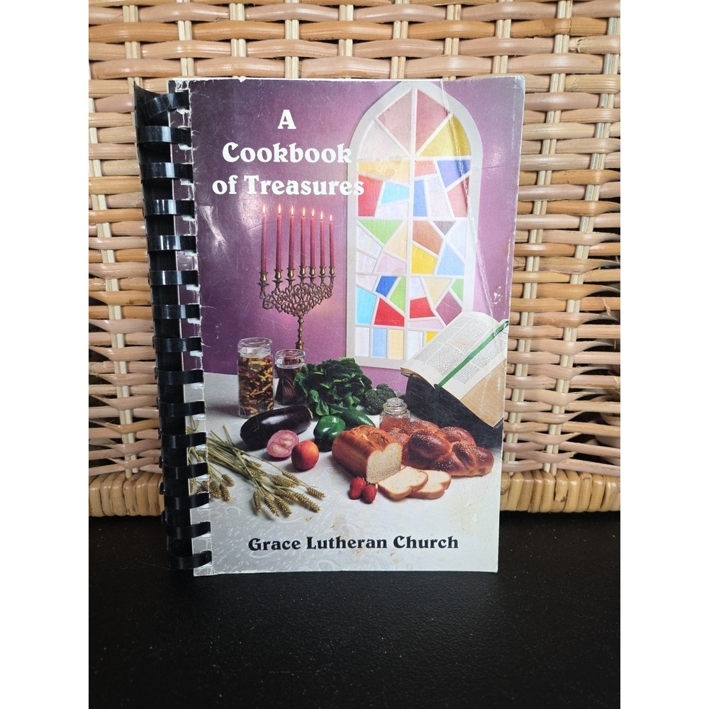 Grace Lutheran Church Cookbook Salisbury, NC 1993 Local Vintage